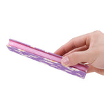 Daisy Pattern Flash Powder Card Holder Flip Leather Phone Cover for Xiaomi Redmi Note 9