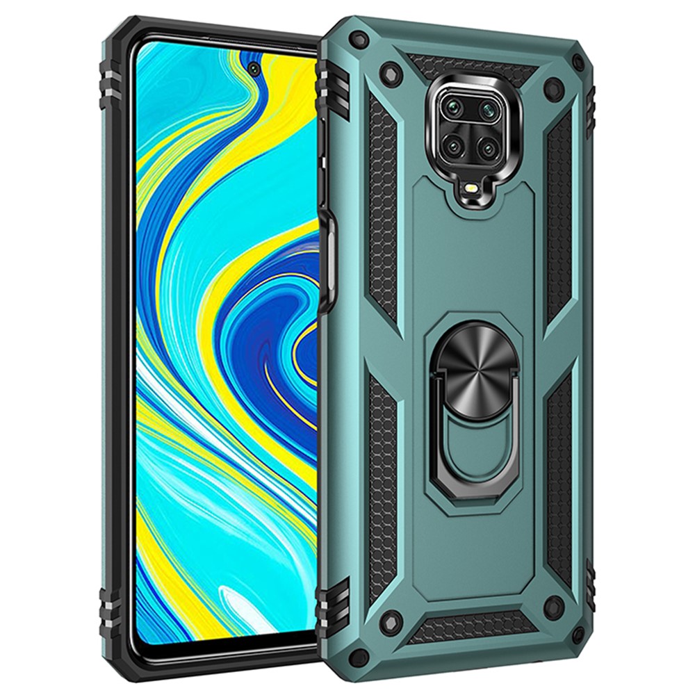 Hybrid PC TPU Kickstand Armor Phone Case for Xiaomi Redmi Note 9 Pro/Redmi Note 9S