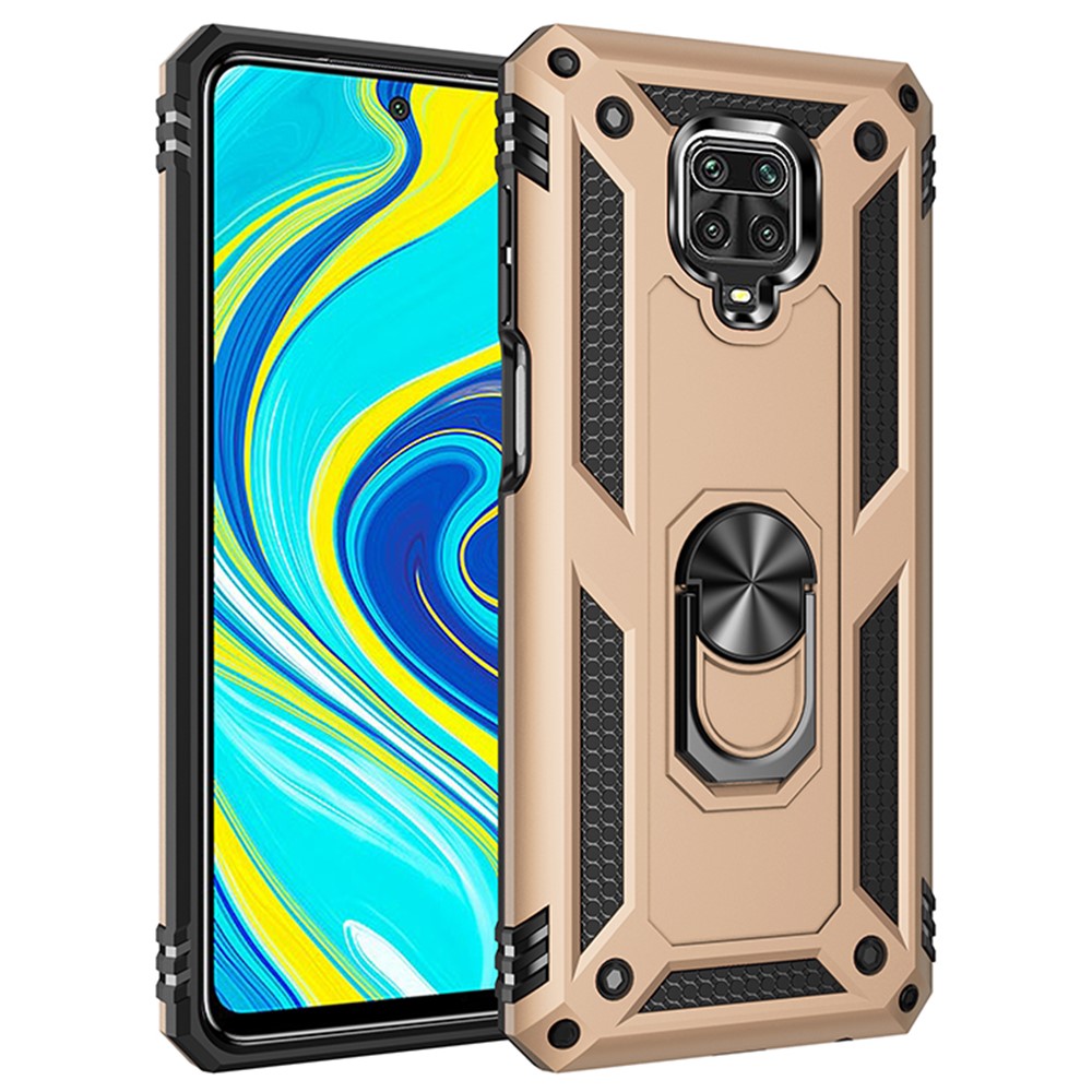 Hybrid PC TPU Kickstand Armor Phone Case for Xiaomi Redmi Note 9 Pro/Redmi Note 9S