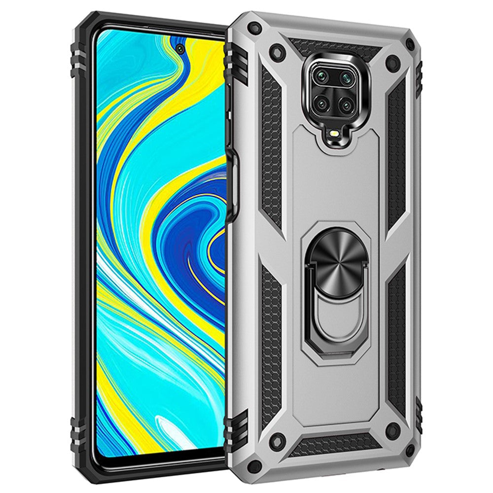 Hybrid PC TPU Kickstand Armor Phone Case for Xiaomi Redmi Note 9 Pro/Redmi Note 9S