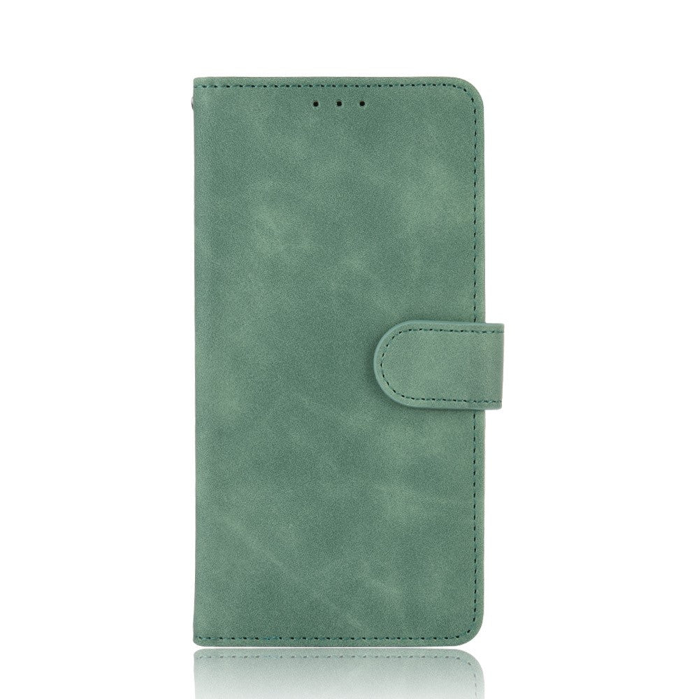 Skin-touch Wallet Stand Leather Flip Shell for Xiaomi Redmi Note 9 / Redmi 10X 4G
