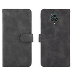 Skin-touch Wallet Stand Leather Flip Shell for Xiaomi Redmi Note 9S/Note 9 Pro/9 Pro Max