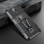 Plastic + TPU Hybrid Case with Kickstand for Xiaomi Redmi Note 9 / Redmi 10X 4G