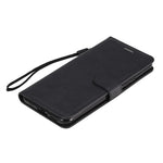 For Xiaomi Mi 10 Lite 5G Case Solid Color Leather Mobile Cover Wallet Stand with Strap