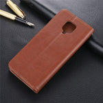 AZNS PU Leather Wallet Case for Xiaomi Redmi Note 9S/Redmi Note 9 Pro