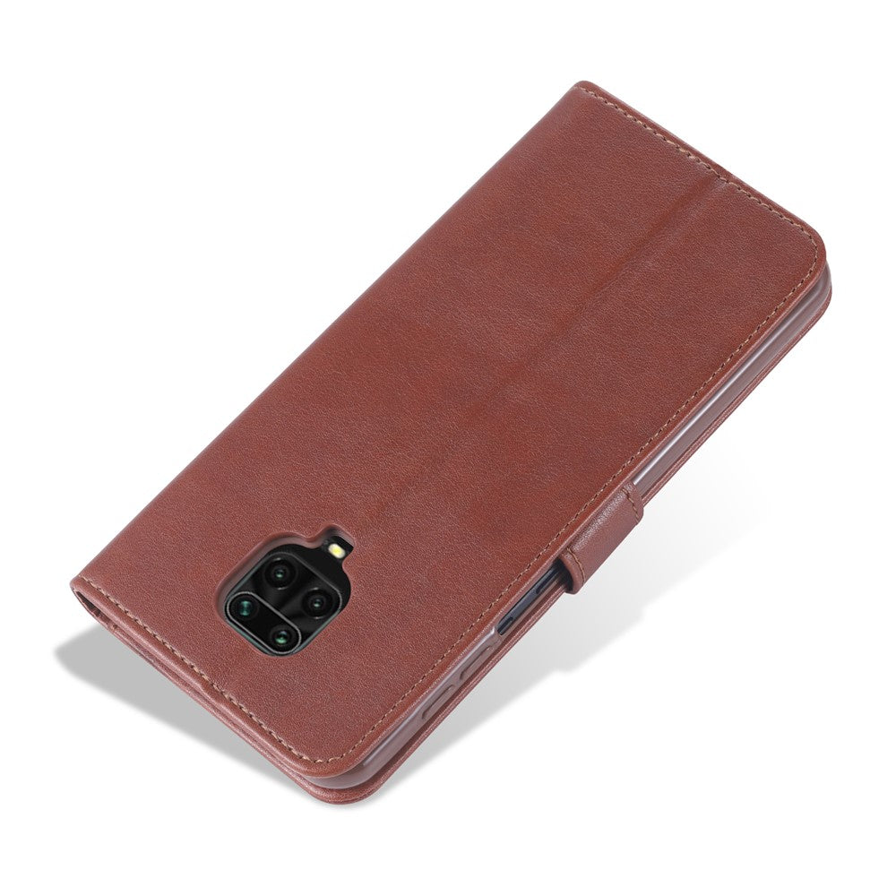 AZNS PU Leather Wallet Case for Xiaomi Redmi Note 9S/Redmi Note 9 Pro