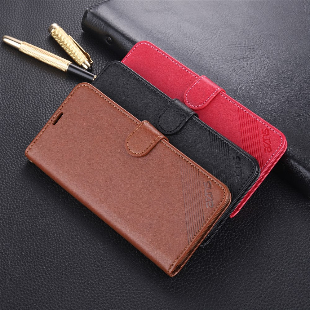 AZNS PU Leather Wallet Case for Xiaomi Redmi Note 9S/Redmi Note 9 Pro