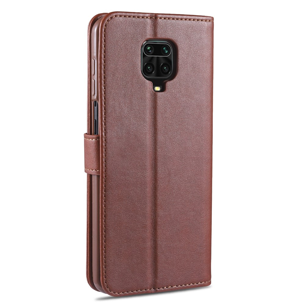 AZNS PU Leather Wallet Case for Xiaomi Redmi Note 9S/Redmi Note 9 Pro