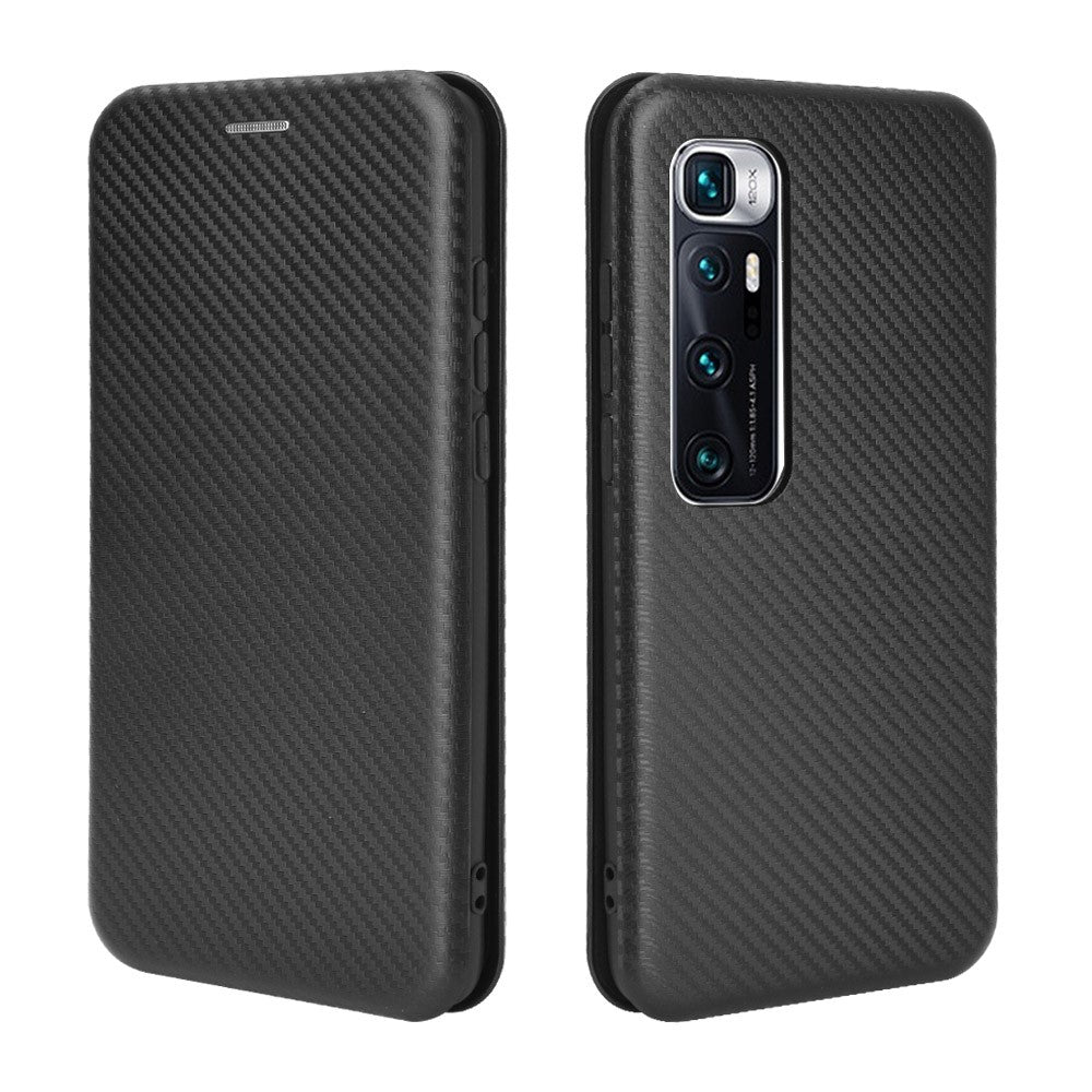 Carbon Fiber Skin Leather Auto-absorbed Shell for Xiaomi Mi 10 Ultra
