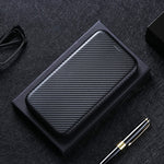 Carbon Fiber Skin Leather Auto-absorbed Shell for Xiaomi Mi 10 Ultra