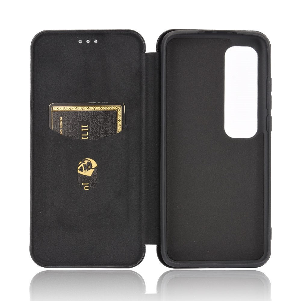 Carbon Fiber Skin Leather Auto-absorbed Shell for Xiaomi Mi 10 Ultra