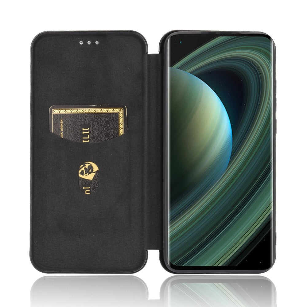 Carbon Fiber Skin Leather Auto-absorbed Shell for Xiaomi Mi 10 Ultra