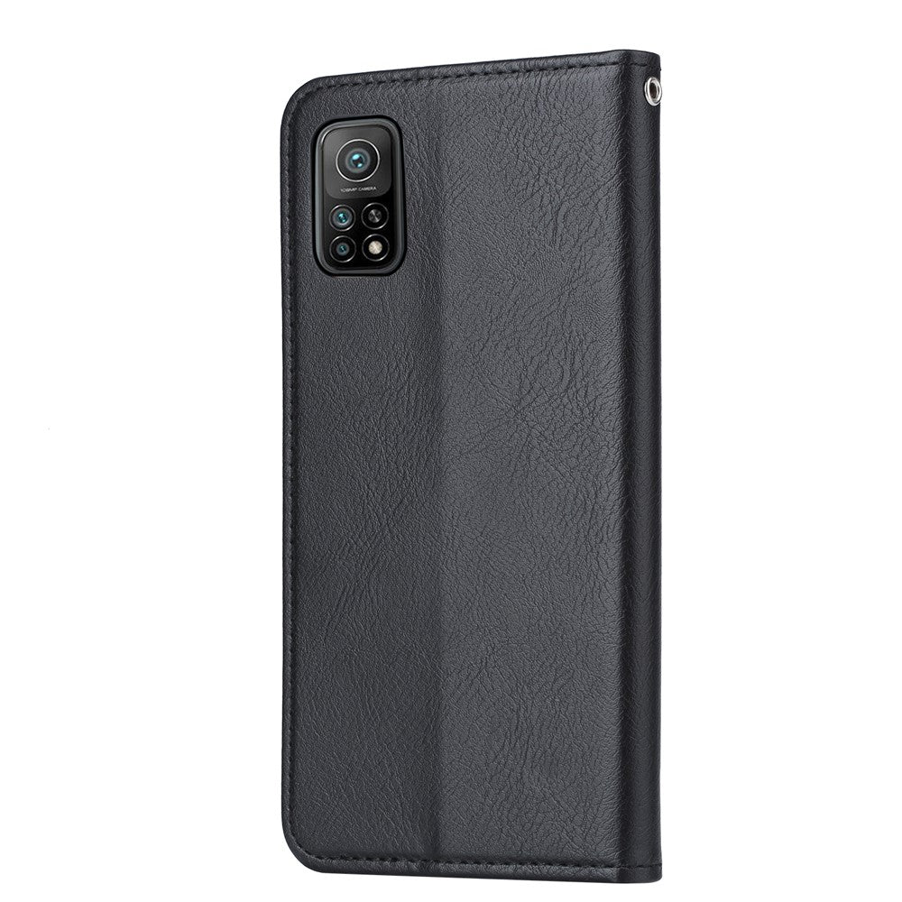 Auto-absorbed PU Leather Stand Wallet Phone Case for Xiaomi Mi 10T/10T Pro 5G/Redmi K30S
