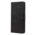 Butterfly Pattern Imprinting TPU + PU Leather Stand Wallet Phone Protector for Xiaomi Mi 10 Lite 5G