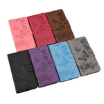 Butterfly Pattern Imprinting TPU + PU Leather Stand Wallet Phone Protector for Xiaomi Mi 10 Lite 5G