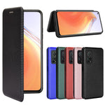 Carbon Fiber Texture Auto-absorbed Leather Case for Xiaomi Mi 10T 5G/10T Pro 5G/Redmi K30S Shell