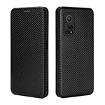 Carbon Fiber Texture Auto-absorbed Leather Case for Xiaomi Mi 10T 5G/10T Pro 5G/Redmi K30S Shell