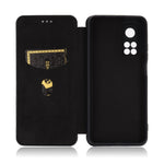 Carbon Fiber Texture Auto-absorbed Leather Case for Xiaomi Mi 10T 5G/10T Pro 5G/Redmi K30S Shell