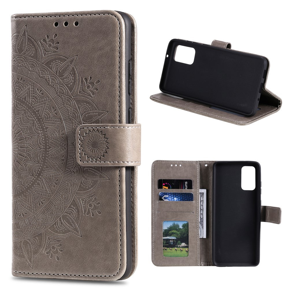 Imprint Flower Leather Shell Cover for Xiaomi Mi 10T 5G / Mi 10T Pro 5G / Redmi K30S