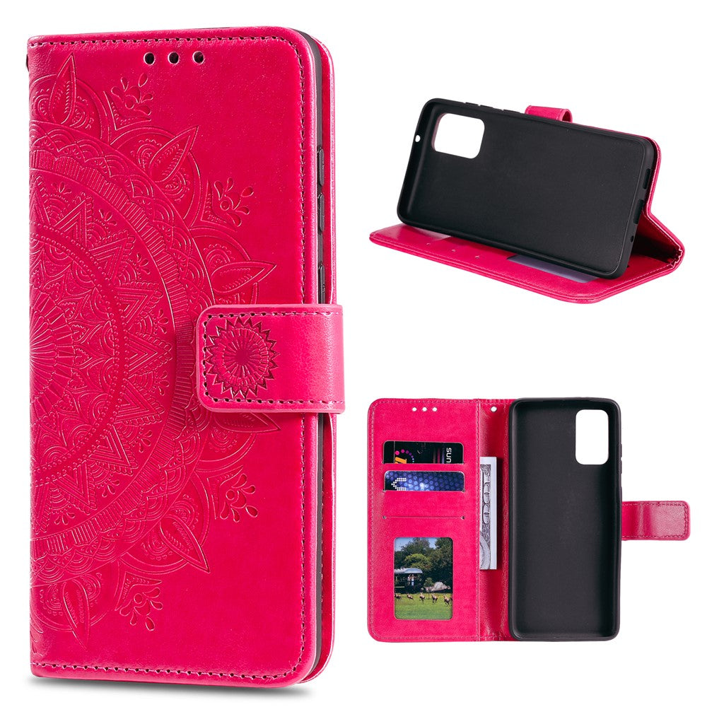 Imprint Flower Leather Shell Cover for Xiaomi Mi 10T 5G / Mi 10T Pro 5G / Redmi K30S