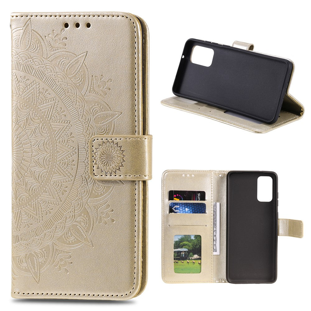 Imprint Flower Leather Shell Cover for Xiaomi Mi 10T 5G / Mi 10T Pro 5G / Redmi K30S