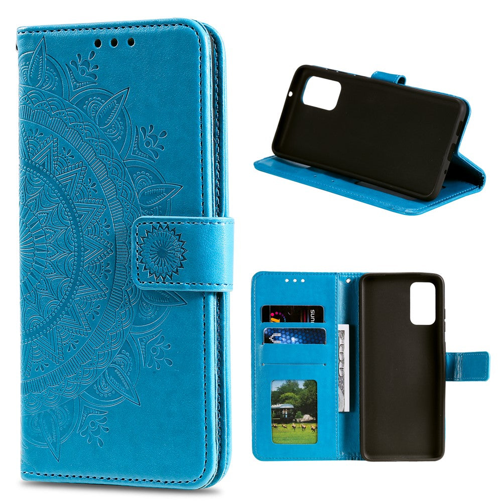 Imprint Flower Leather Shell Cover for Xiaomi Mi 10T 5G / Mi 10T Pro 5G / Redmi K30S