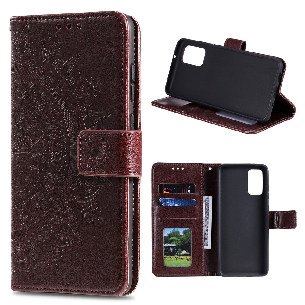 Imprint Flower Leather Shell Cover for Xiaomi Mi 10T 5G / Mi 10T Pro 5G / Redmi K30S