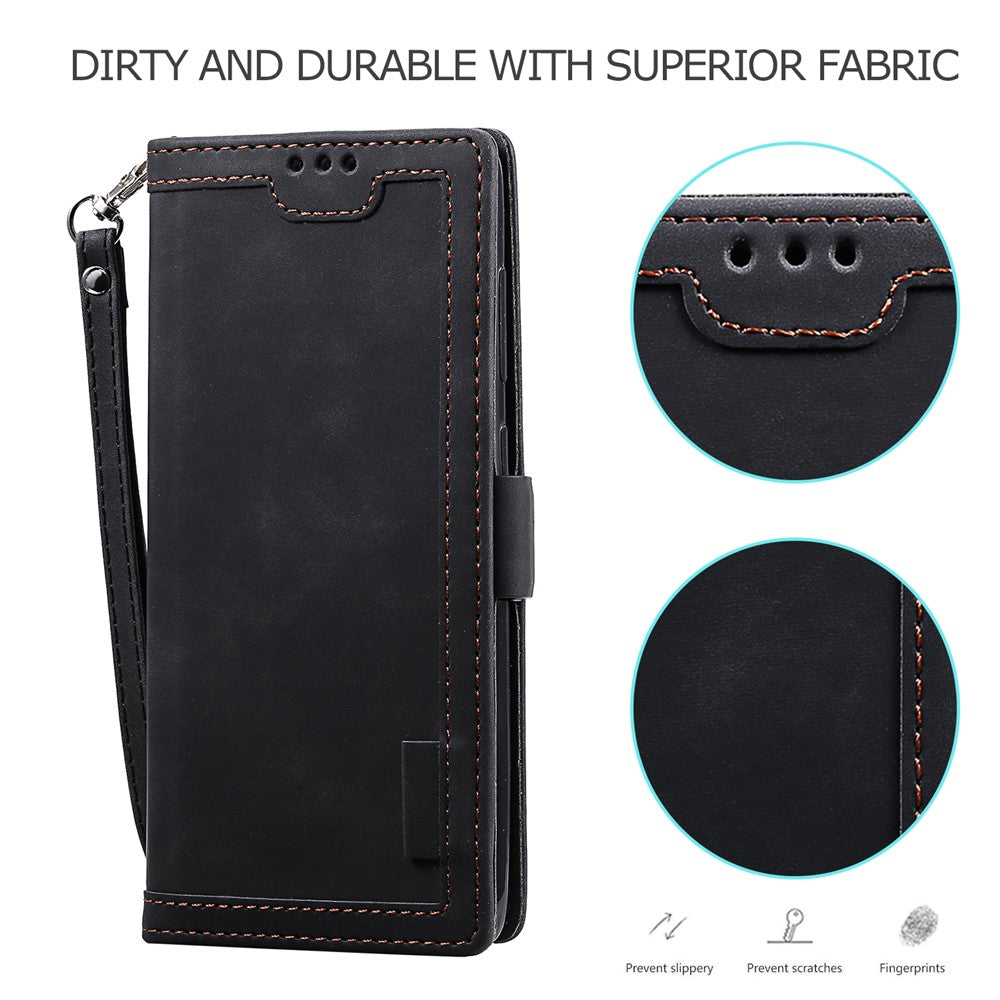 Retro Style Splicing Leather Cover Wallet Case for Xiaomi Mi 10T 5G / Mi 10T Pro 5G / Redmi K30S
