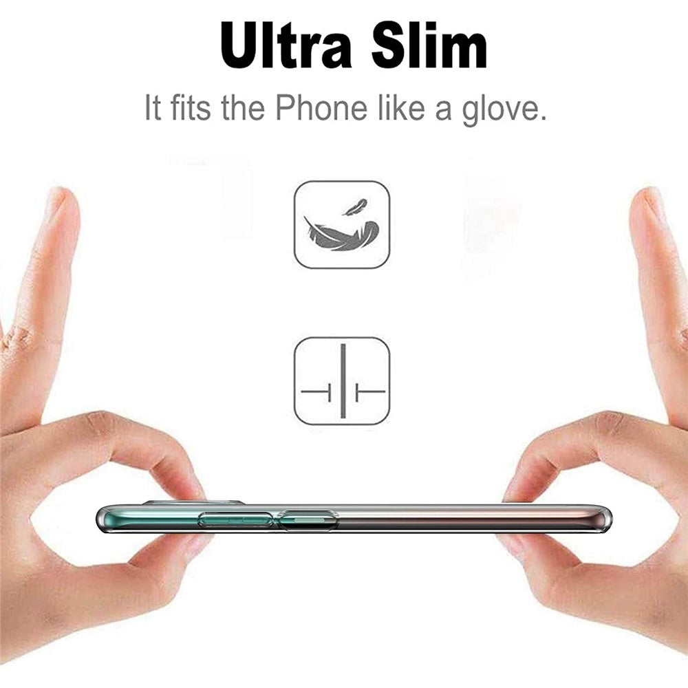 For Xiaomi Mi 10T Lite 5G Anti-fingerprint See-through Clear TPU Shell Case