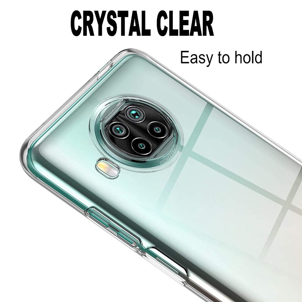 For Xiaomi Mi 10T Lite 5G Anti-fingerprint See-through Clear TPU Shell Case