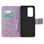 Imprint Butterfly Flowers Leather Wallet Stand Case for Xiaomi Mi 10T 5G / Mi 10T Pro 5G / Redmi K30S