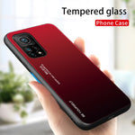 Gradient Pattern Painted Tempered Glass Cell Phone Case for Xiaomi Mi 10T 5G/Mi 10T Pro 5G / Redmi K30S