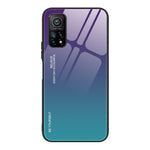 Gradient Pattern Painted Tempered Glass Cell Phone Case for Xiaomi Mi 10T 5G/Mi 10T Pro 5G / Redmi K30S