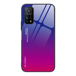 Gradient Pattern Painted Tempered Glass Cell Phone Case for Xiaomi Mi 10T 5G/Mi 10T Pro 5G / Redmi K30S