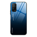 Gradient Pattern Painted Tempered Glass Cell Phone Case for Xiaomi Mi 10T 5G/Mi 10T Pro 5G / Redmi K30S