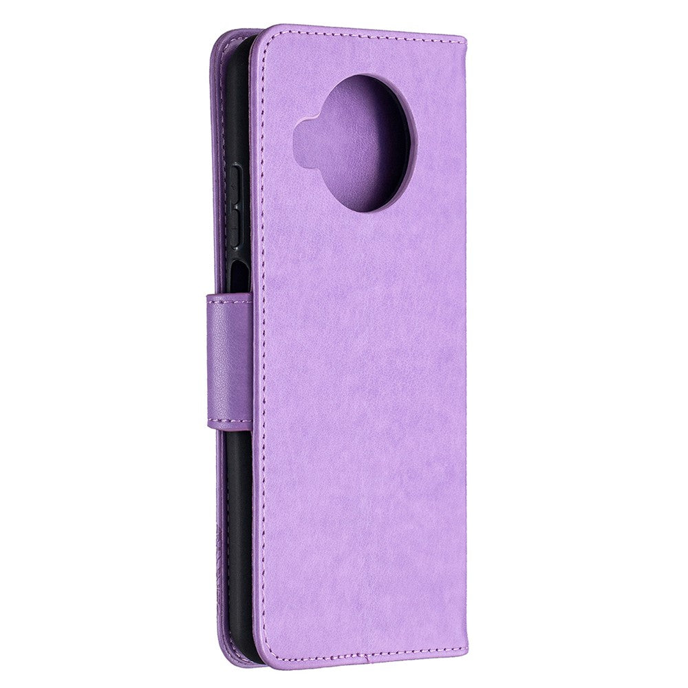 Imprint Butterflies Pattern Wallet Stand Leather Cover for Xiaomi Mi 10T Lite 5G / Mi 10i 5G / Redmi Note 9 Pro 5G