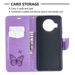 Imprint Butterflies Pattern Wallet Stand Leather Cover for Xiaomi Mi 10T Lite 5G / Mi 10i 5G / Redmi Note 9 Pro 5G