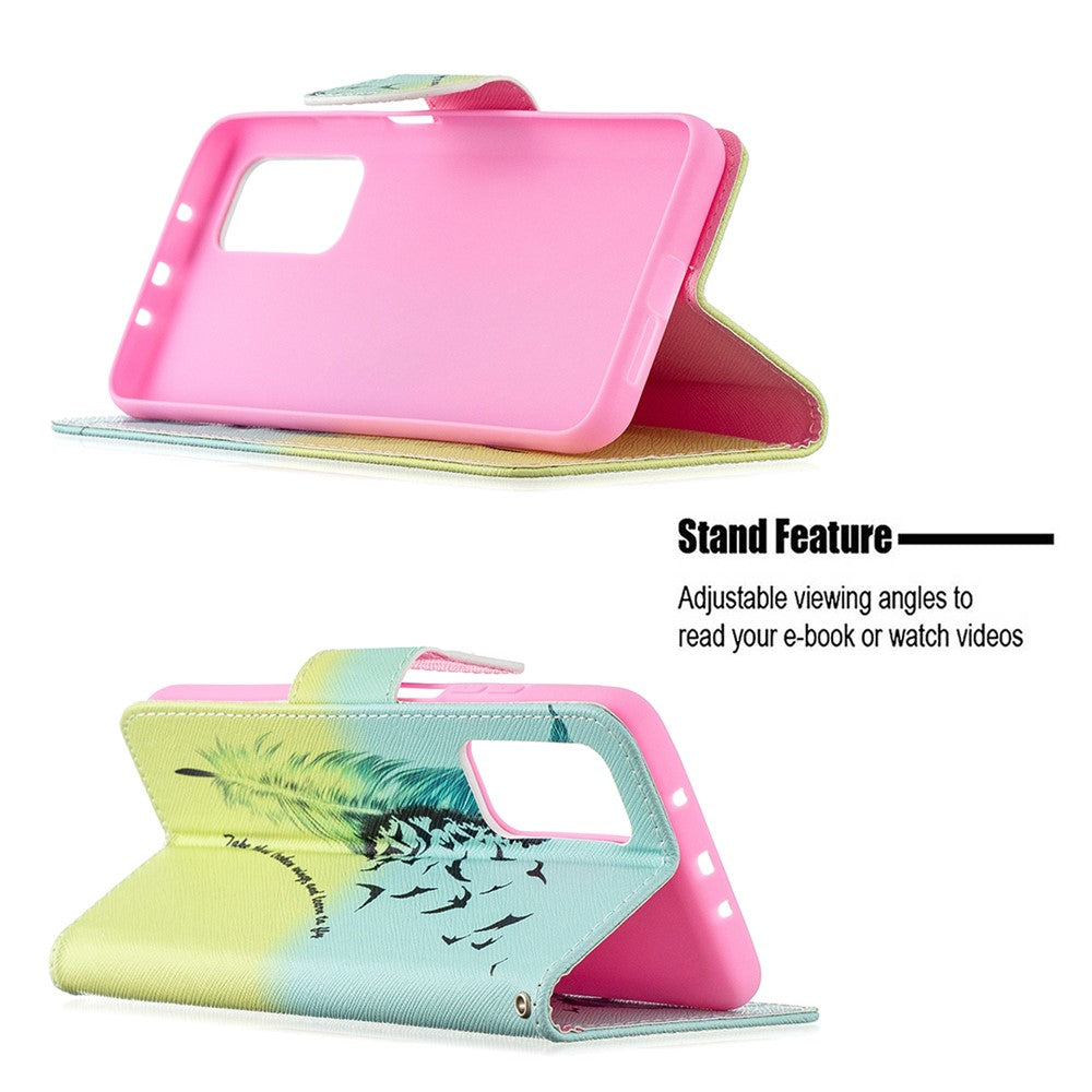 Pattern Printing Leather Wallet Protective Shell for Xiaomi Mi 10T Pro 5G / Mi 10T 5G/ Redmi K30S