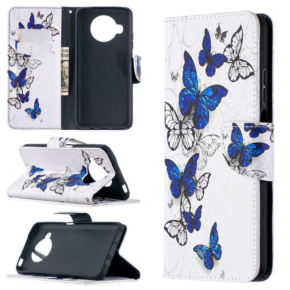 Pattern Printing Case for Xiaomi Mi 10T Lite 5G/Redmi Note 9 Pro 5G/Mi 10i 5G Wallet Stand Leather Shell