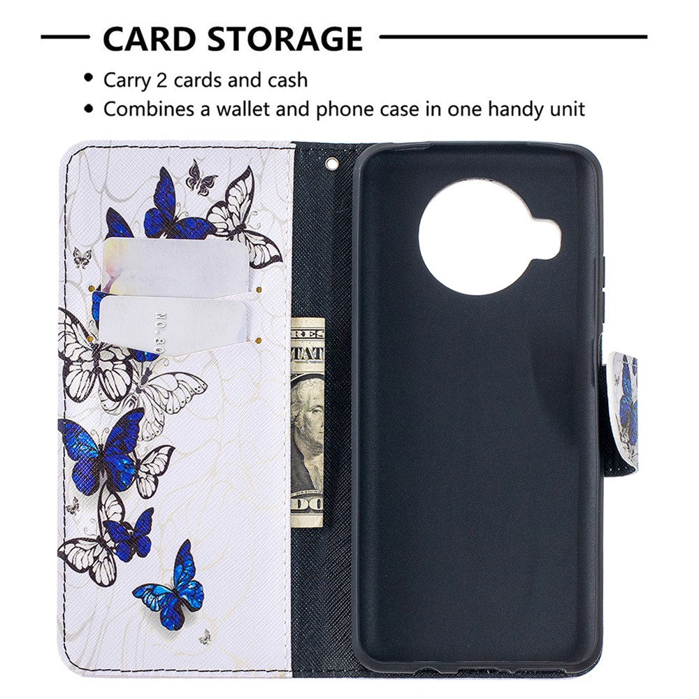 Pattern Printing Case for Xiaomi Mi 10T Lite 5G/Redmi Note 9 Pro 5G/Mi 10i 5G Wallet Stand Leather Shell
