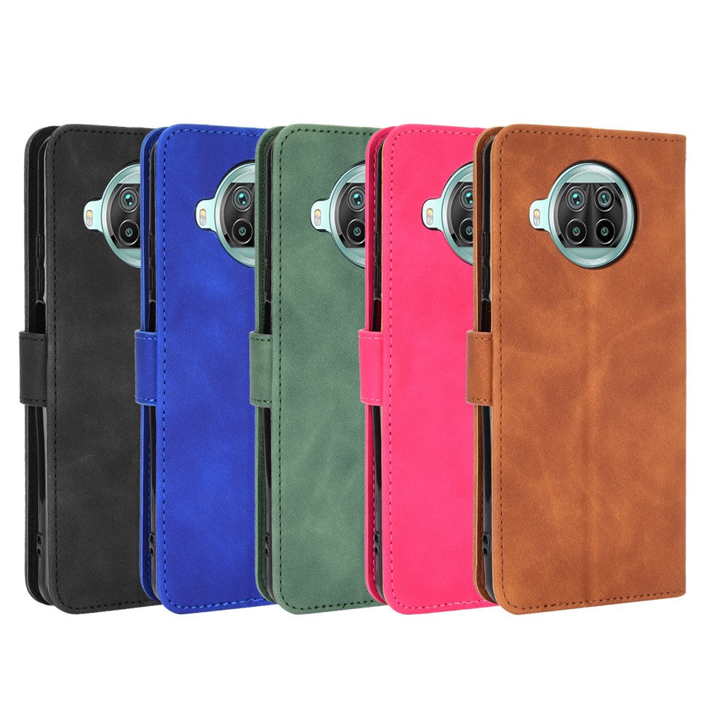 Skin-Touch PU Leather Flip Phone Wallet Case for Xiaomi Mi 10T Lite 5G/Redmi Note 9 Pro 5G/Mi 10i 5G