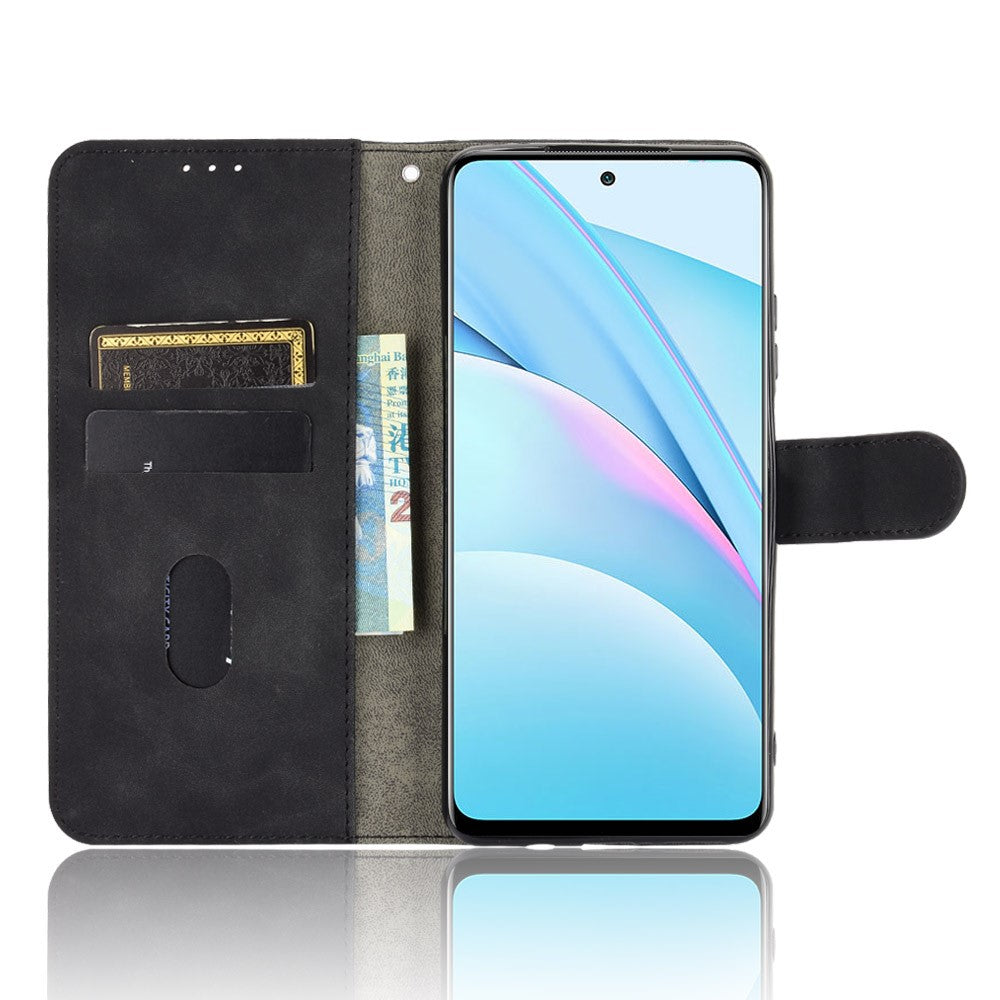 Skin-Touch PU Leather Flip Phone Wallet Case for Xiaomi Mi 10T Lite 5G/Redmi Note 9 Pro 5G/Mi 10i 5G