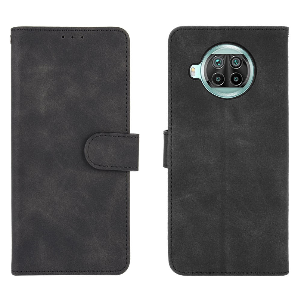 Skin-Touch PU Leather Flip Phone Wallet Case for Xiaomi Mi 10T Lite 5G/Redmi Note 9 Pro 5G/Mi 10i 5G