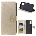 Imprint Flower Leather Wallet Case for Xiaomi Mi 10T 5G/10T Pro 5G/Redmi K30S Stand Cover