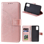 Imprint Flower Leather Wallet Case for Xiaomi Mi 10T 5G/10T Pro 5G/Redmi K30S Stand Cover
