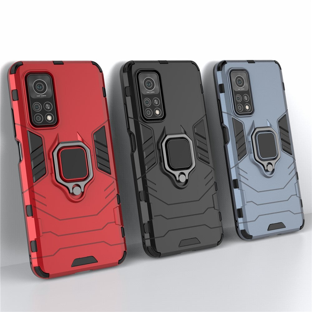PC + TPU Case for Xiaomi Mi 10T 5G/10T Pro 5G/Redmi K30S, Cool Guard Ring Holder Kickstand Shell