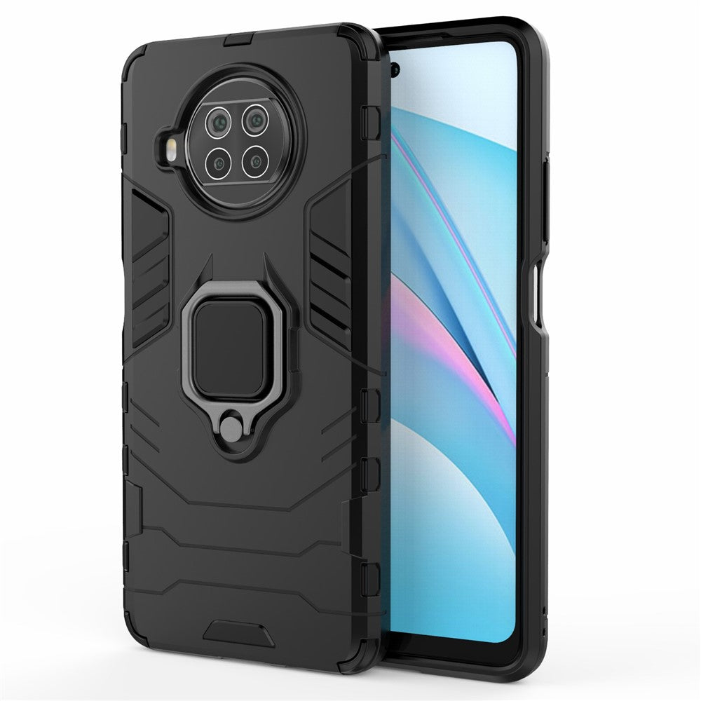 Finger Ring Holder Kickstand PC + TPU Hybrid Case for Xiaomi Mi 10T Lite 5G / Redmi Note 9 Pro 5G / Mi 10i 5G