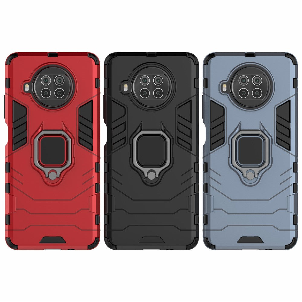Finger Ring Holder Kickstand PC + TPU Hybrid Case for Xiaomi Mi 10T Lite 5G / Redmi Note 9 Pro 5G / Mi 10i 5G