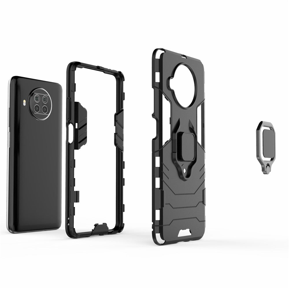Finger Ring Holder Kickstand PC + TPU Hybrid Case for Xiaomi Mi 10T Lite 5G / Redmi Note 9 Pro 5G / Mi 10i 5G