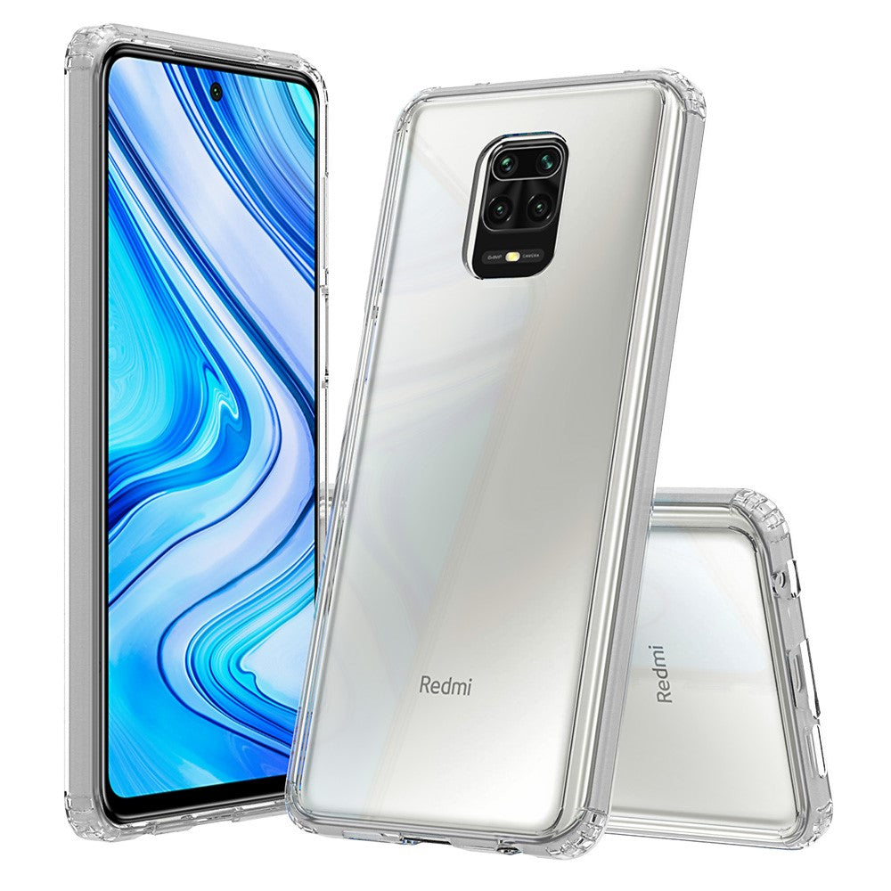 Ultra Clear Anti-Scratch Acrylic Back + TPU Edge Hybrid Case for Xiaomi Redmi Note 9S/Note 9 Pro/Note 9 Pro Max